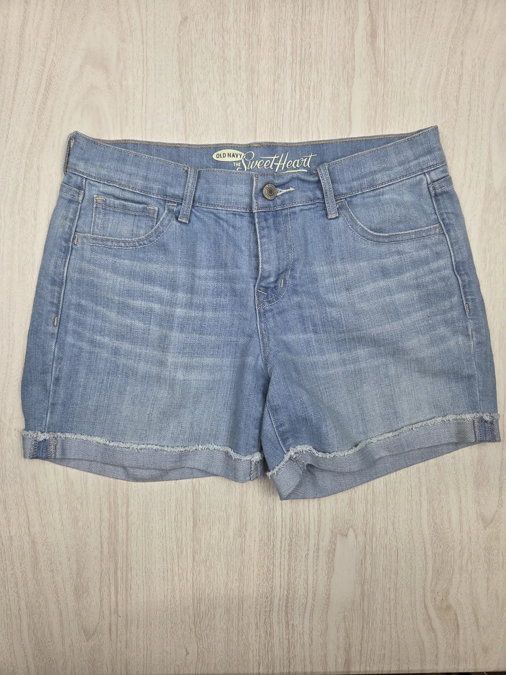 Old Navy Sweetheart Light Blue Denim Shorts Size 2